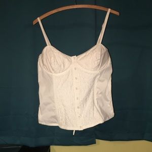 Guess Jeans stretch bustier corset back top